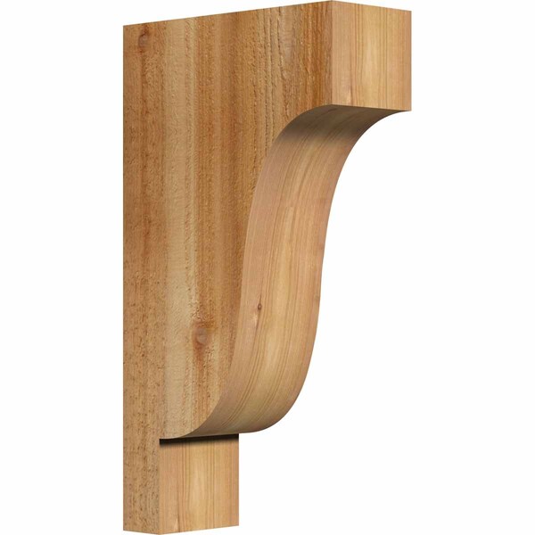 Ekena Millwork Newport Rough Sawn Corbel, Western Red Cedar, 4"W x 10"D x 18"H COR04X10X18NEW00RWR - main